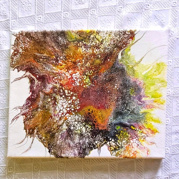 whimsical art designs Other - Abstract art piece 8x10".
